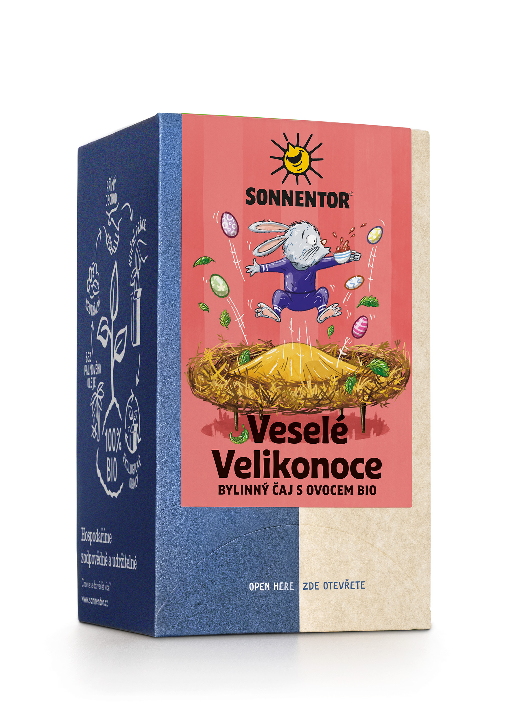 Čaj Veselé Velikonoce bio 27g porc. dvoukomorový